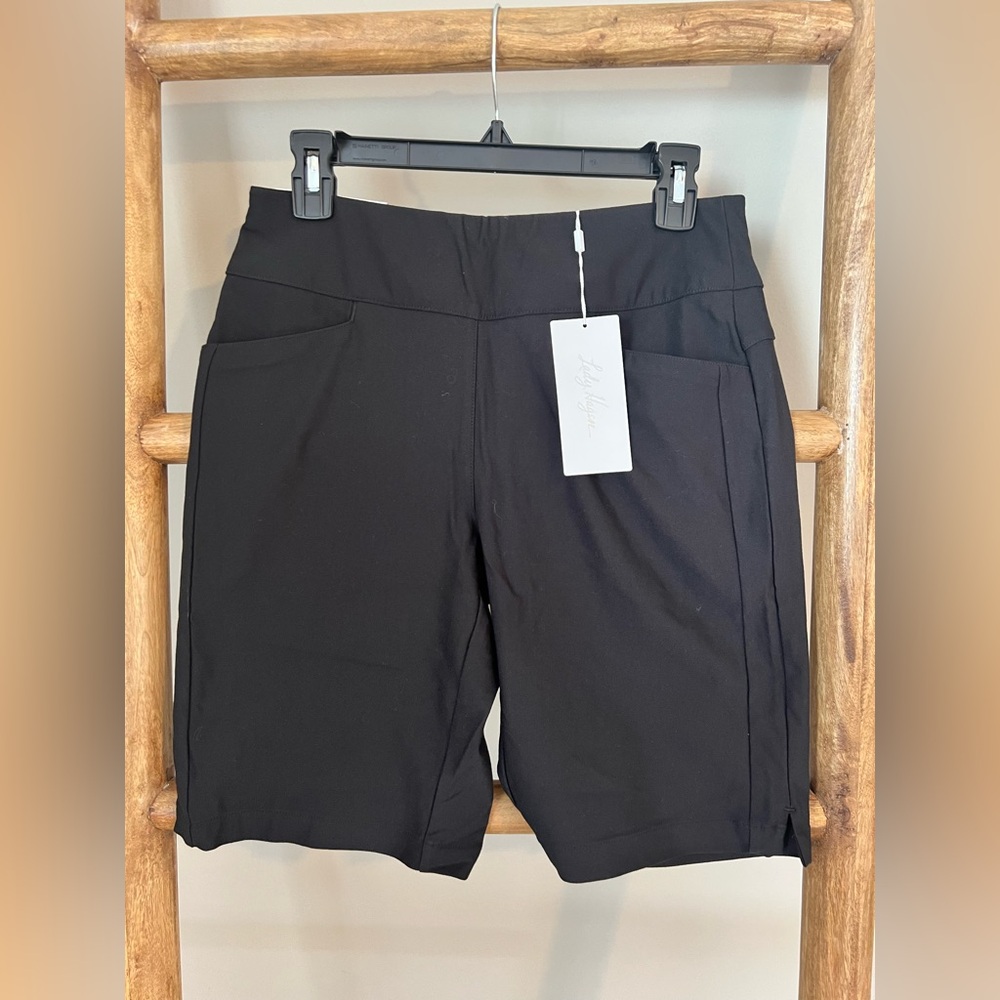 Lady Hagen Black Tummy Control Golf Short 10” NWT